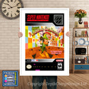 Micky's Ultimate Challenge Super Nintendo GAME INSPIRED THEME Retro Gaming Poster A4 A3 A2 Or A1