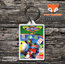 Mickey Mouse Capades Retro NES Game Cover Art Gaming Keyring
