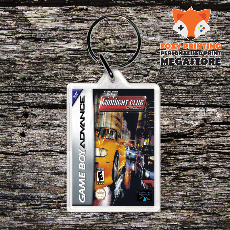 Midnight Club - Street Racing Retro Gaming Keyring