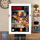 Might And Magic III  Isles Of Terra Super Nintendo GAME INSPIRED THEME Retro Gaming Poster A4 A3 A2 Or A1