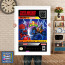 Mighty Morphin Power Rangers The Fightring Edition Super Nintendo GAME INSPIRED THEME Retro Gaming Poster A4 A3 A2 Or A1