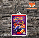 Mighty Bomb Jack Retro NES Game Cover Art Gaming Keyring