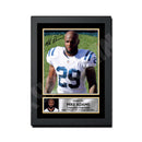 Mike Adams 1 Limited Edition Football Signed Print - American Footballer