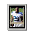 Mike Adams 1 Limited Edition Football Signed Print - American Footballer