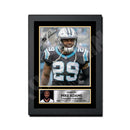 Mike Adams 2 Limited Edition Football Signed Print - American Footballer