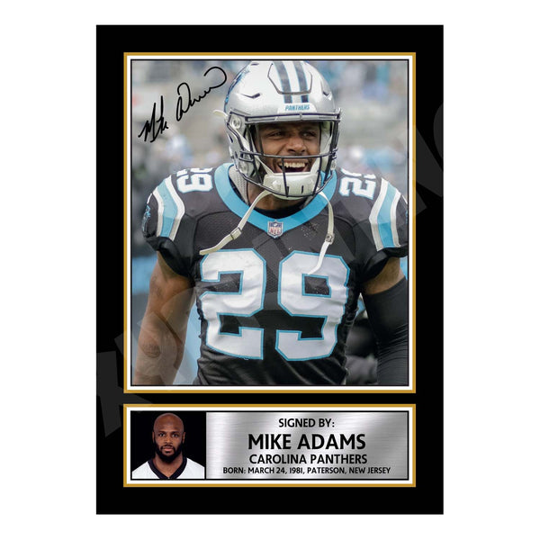 Mike Adams 2 American Football Printed Signature Print