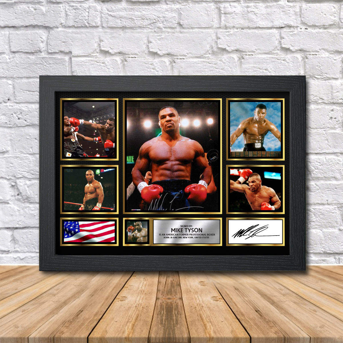 Mike Tyson Printed Signature Print