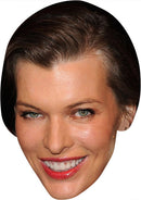 Milla Jovovic MH 2017 Celebrity Face Mask Fancy Dress Cardboard Costume Mask