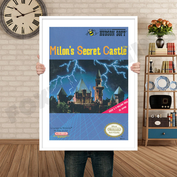 Milons Secret Castle Retro Game Inspired Theme Nintendo NES Gaming