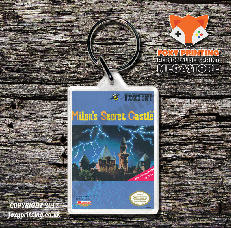 Millipede Retro NES Game Cover Art Gaming Keyring