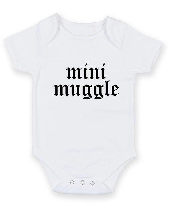 Mini Muggle Personalised Baby Boy Girl Unisex Short Sleeve Bodysuit