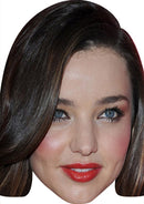 Miranda Kerr MH -2- 2017 Celebrity Face Mask Fancy Dress Cardboard Costume Mask