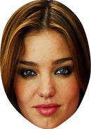 Mirander Kerr MH 2017 Celebrity Face Mask Fancy Dress Cardboard Costume Mask