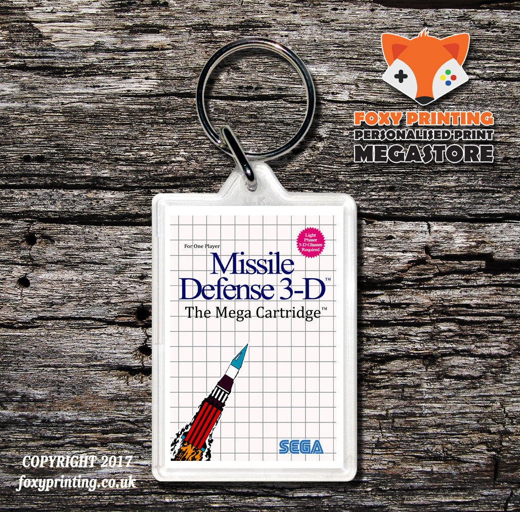 Missile Defence - Sega Master System Keyring