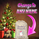 Personalised Unicorn Santa Sack XL - 101 Custom Name