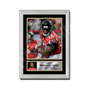 Mohamed Sanu 2 Limited Edition Football Signed Print - American Footballer