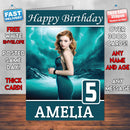 Molly Walker Heroes Reborn Theme Style Personalised Kids Inspired Movie Birthday Card (SA)