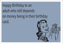 Money In Their Card INSPIRED Adult Personalised Birthday Card Birthday Card
