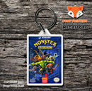 Monopoly Retro NES Game Cover Art Gaming Keyring