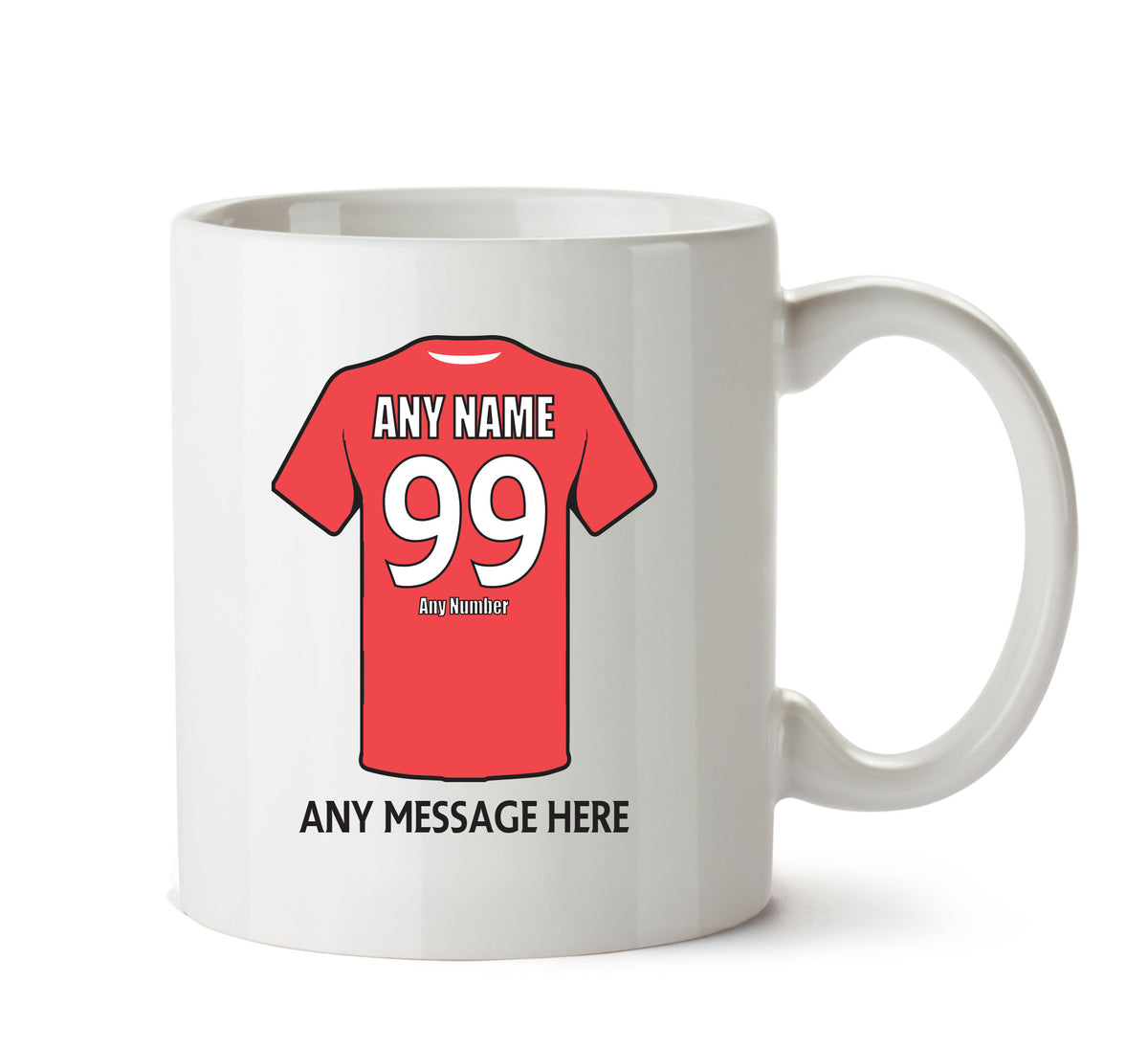 Morecambe INSPIRED Football Team Mug Personalised Mug – printed mug product image 1