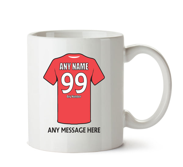 Morecambe INSPIRED Football Team Mug Personalised Mug – printed mug product image 1