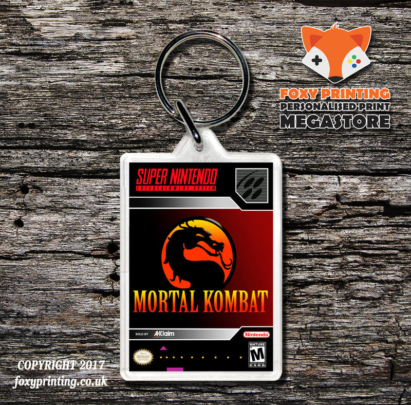 Mortal Kombat Game Inspired Retro Gaming Keyring