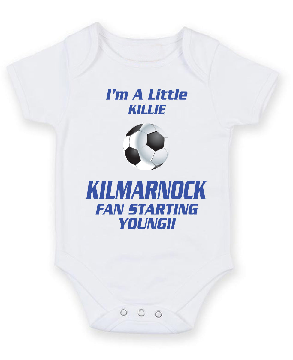Motherwell Fan Starting Football Fan Baby Grow Bodysuit