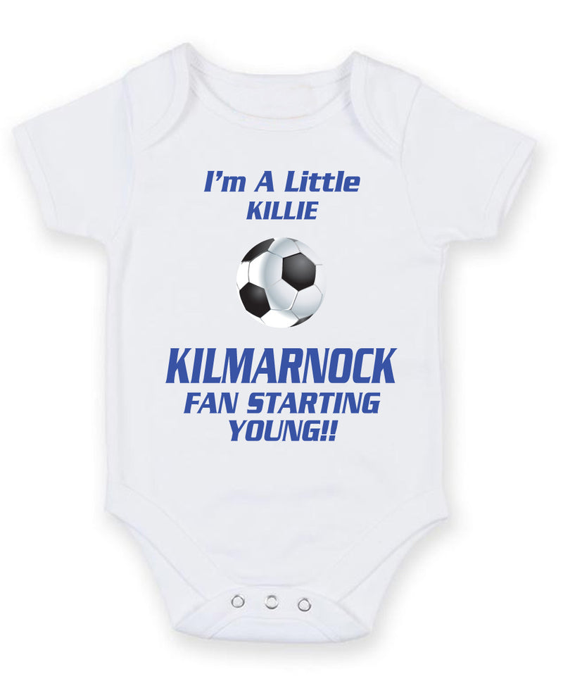 Motherwell Fan Starting Football Fan Baby Grow Bodysuit