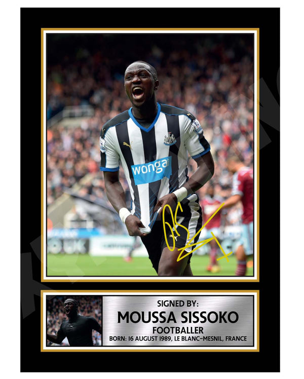 Moussa SISSOKO (1) Football Player Printed Signature Print