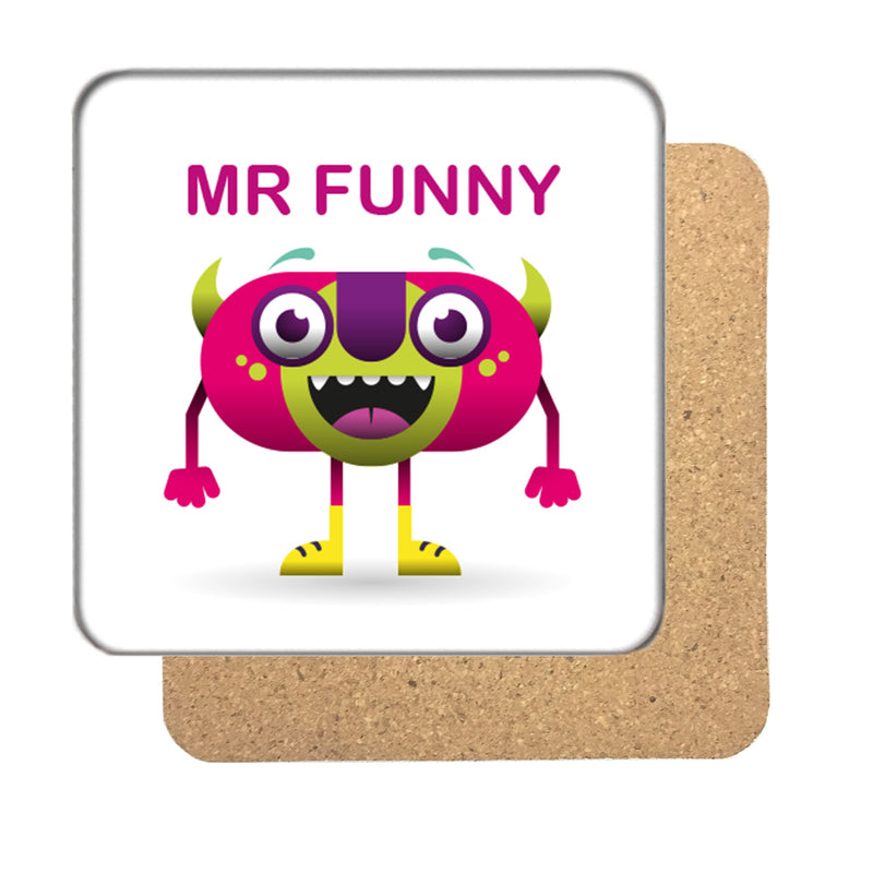 Mr Funny Drinks Coaster