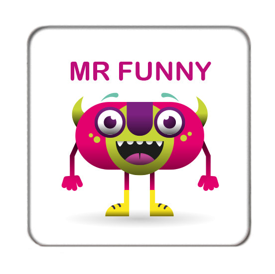 Mr Funny Drinks Coaster