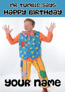 Mr Tumble 2 Birthday Card