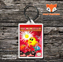 Motor City Patrol Retro NES Game Cover Art Gaming Keyring