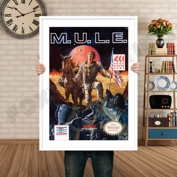 Mule Retro Game Inspired Theme Nintendo NES Gaming