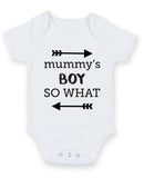 Mummy's Boy So What Baby Grow Bodysuit