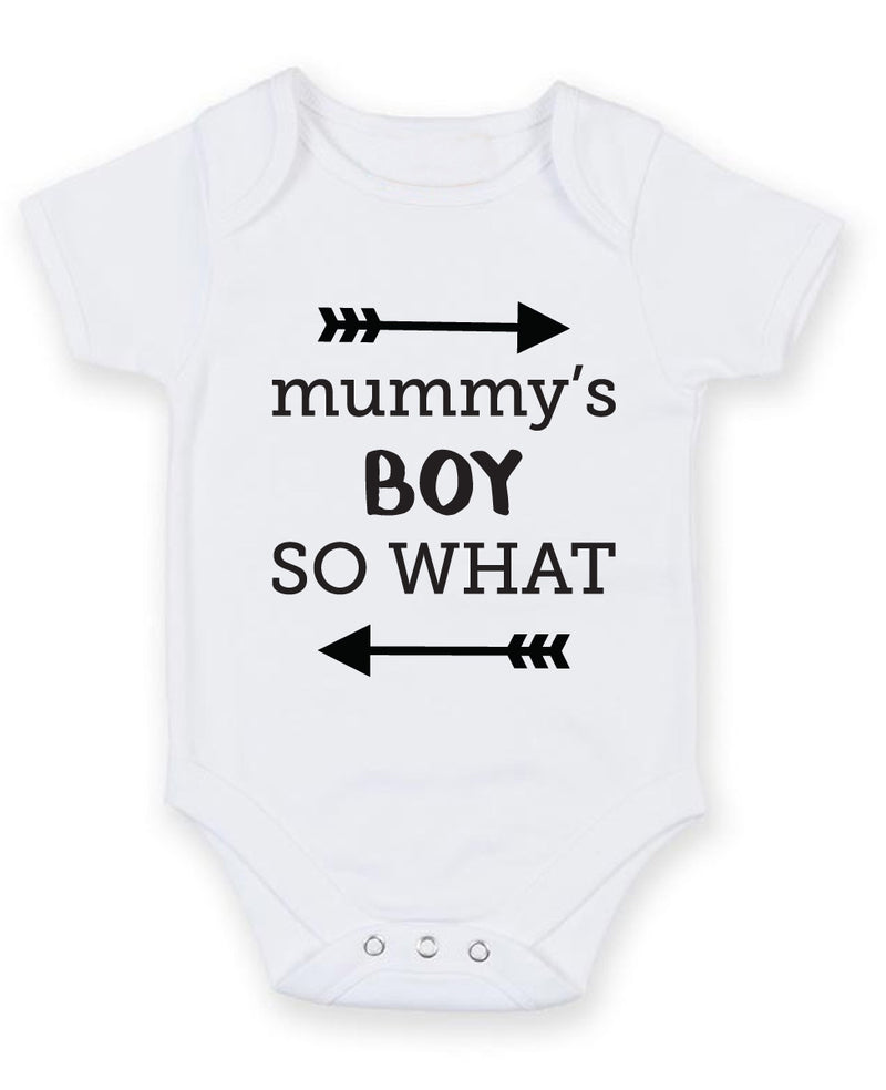 Mummy's Boy So What Baby Grow Bodysuit