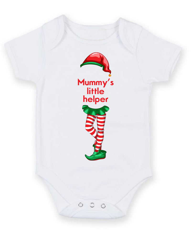 Mummy s Little Helper Elf Baby Grow Bodysuit