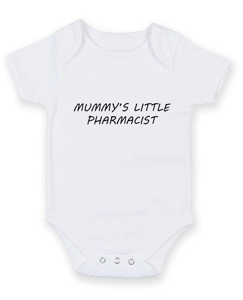 Mummy's Little Pharmacist Personalised Baby Boy Girl Unisex Short Sleeve Bodysuit