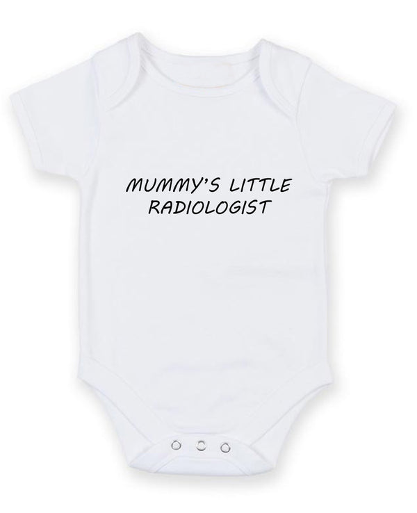 Mummy's Little Radiologist Personalised Baby Boy Girl Unisex Short Sleeve Bodysuit