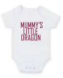 Mummys Little Dragon. Personalised Baby Boy Girl Unisex Short Sleeve Bodysuit