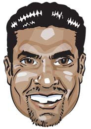 Muttiah Muralitharan Cartoon CRICKET Celebrity Face Mask Fancy Dress Cardboard Costume Mask