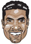 Muttiah Muralitharan Cartoon CRICKET Celebrity Face Mask Fancy Dress Cardboard Costume Mask