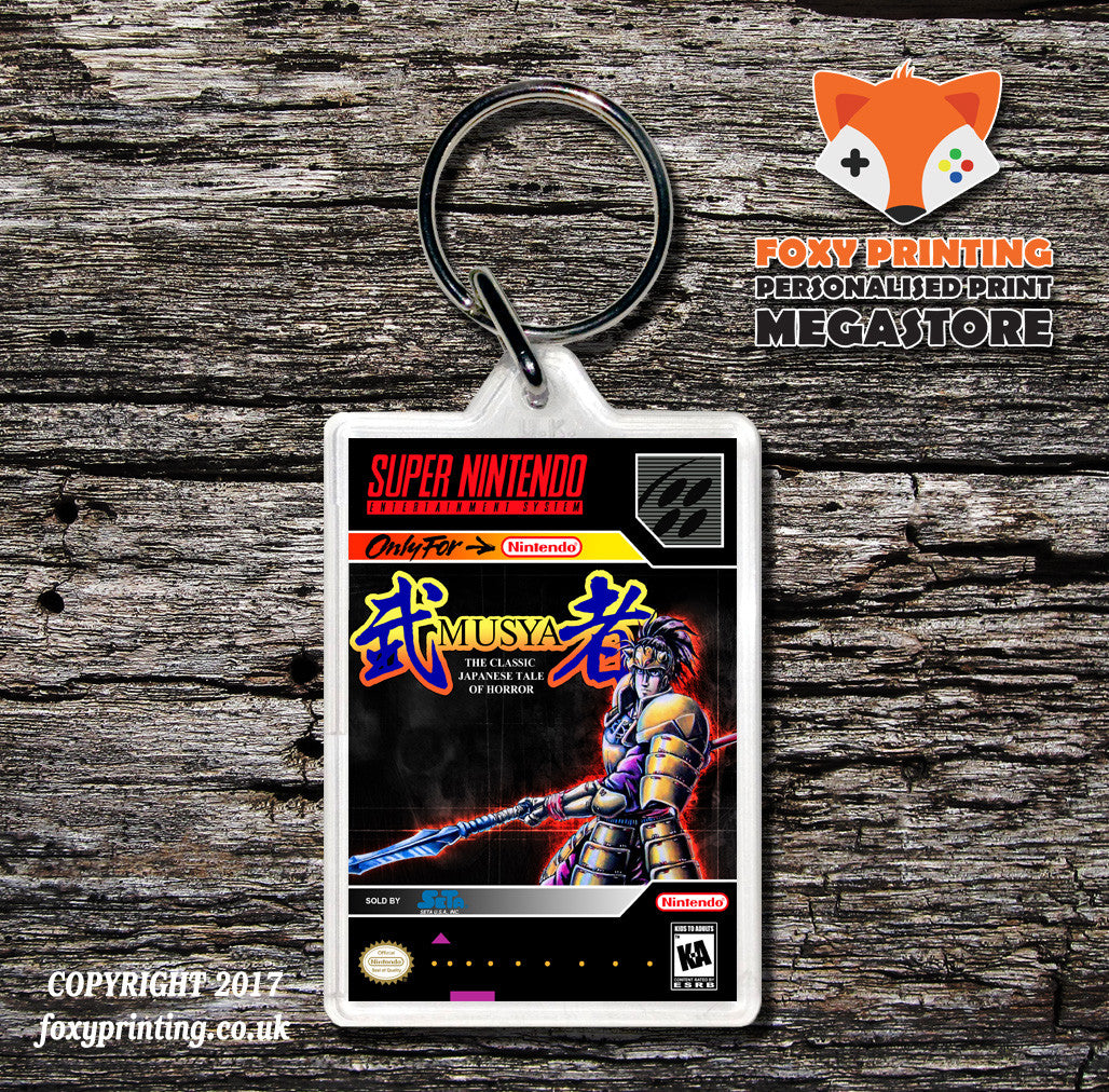 Musya Game Inspired Retro Gaming Keyring