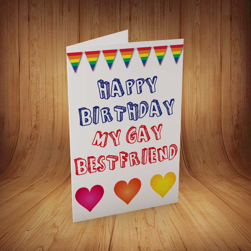 My Gay Bestfriend INSPIRED Adult Personalised Birthday Card Birthday Card