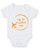 My 1st First Aeroplane Ride Baby Grow Bodysuit