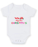 My 1st First Christmas Santa Sleigh Baby Grow Bodysuit