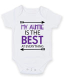 My Auntie Is The Best At Everything Baby Grow Bodysuit