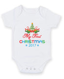 My First 1st Christmas Baby Grow Bodysuit
