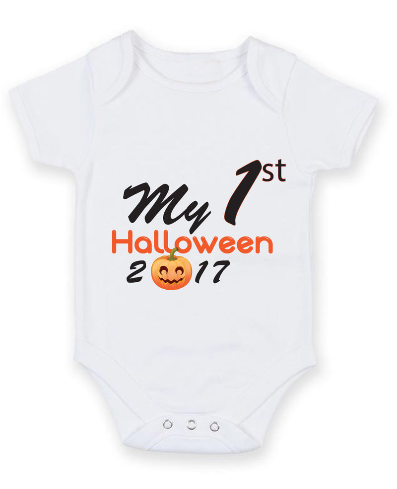 My First 1st Halloween 2 Baby Grow Bodysuit
