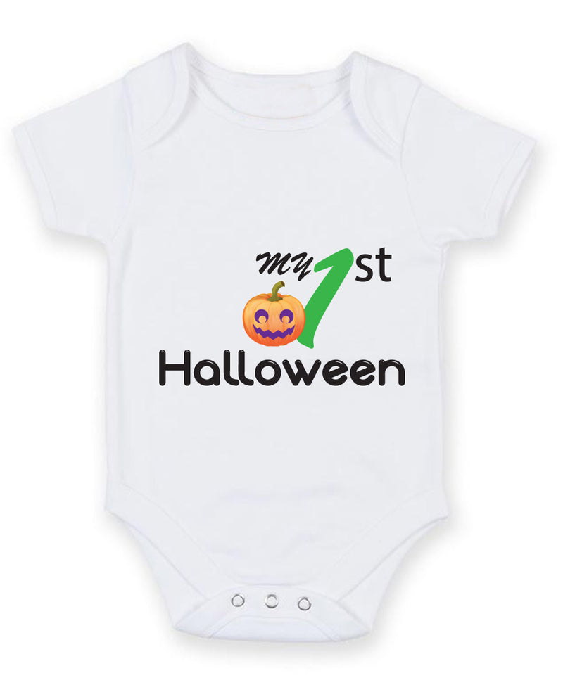 My First 1st Halloween Girl Baby Grow Bodysuit